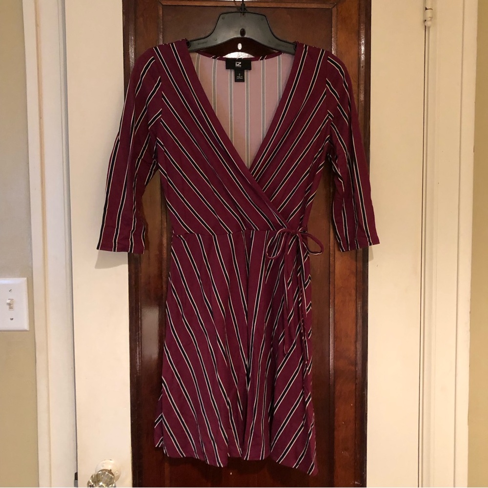 IZ Byer wrap style dress tunic S